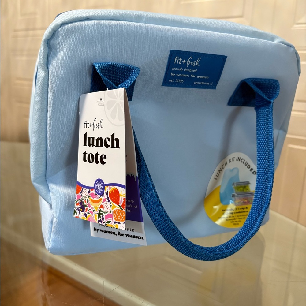 - - Fit & Fresh Beautiful Lunch Tote With  Containers & Coolers Included…